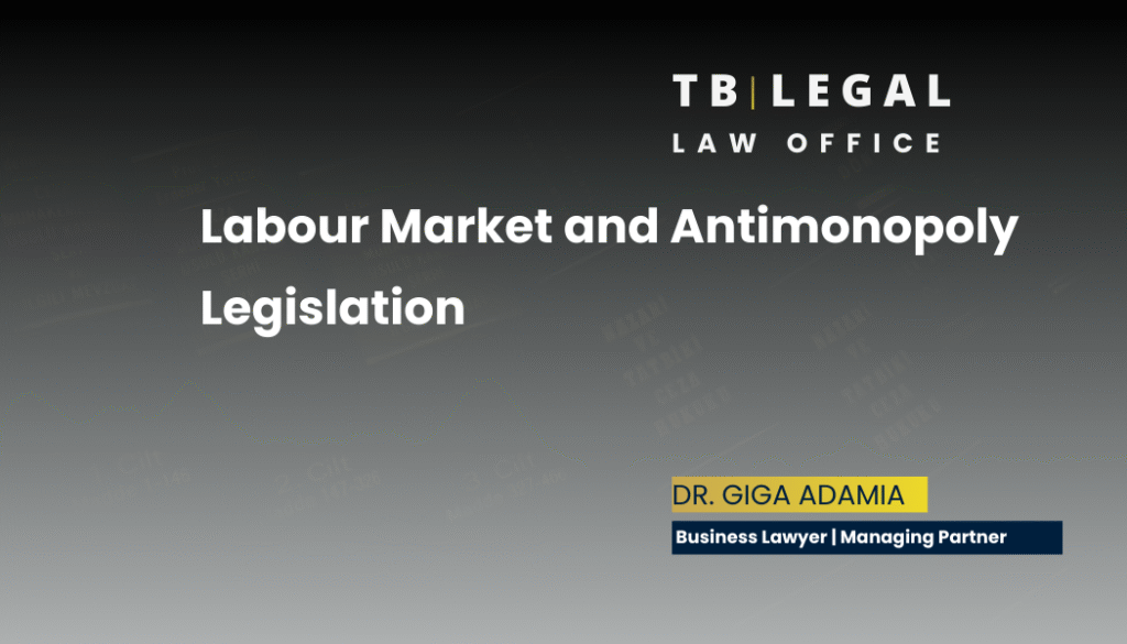 Competition Law in Labor Markets 4 Competition law in labor markets analysis by Giga Adamia, business lawyer in Georgia providing competition law legal services
