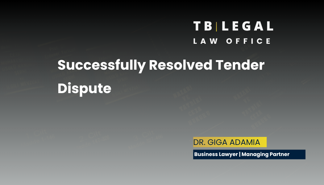 Tender dispute successfully resolved with unlawful tender conditions annulled by the Dispute Resolution Board
