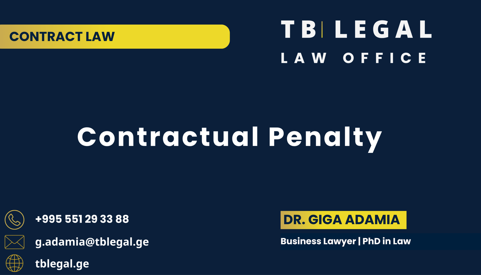 Contractual penalty in Georgia involving penalty, default interest and court reduction.