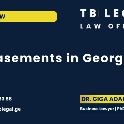 Easement in Georgia – legal services by Dr. Giga Adamia and TB Legal for property rights, land use, and real estate matters