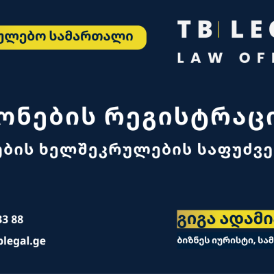 ქონების რეგისტრაცია – გიგა ადამია და TB Legal-ის იურიდიული მომსახურება უძრავი ქონებისა და სამოქალაქო სამართლის საკითხებზე
