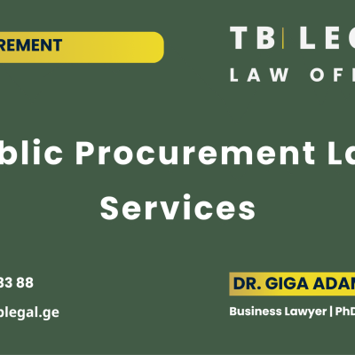 Public Procurement Law Services in Georgia – legal services by Dr. Giga Adamia and TB Legal for public tenders, procurement compliance, and procurement disputes
