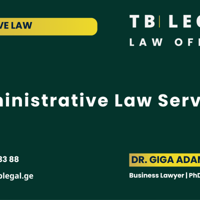 Administrative Law Services in Georgia – legal services by Dr. Giga Adamia and TB Legal for administrative proceedings, regulatory matters, and public law issues